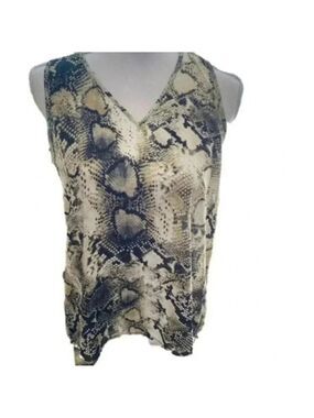 Sandy& Sid NewYork, Snakeskin sleeveless b…